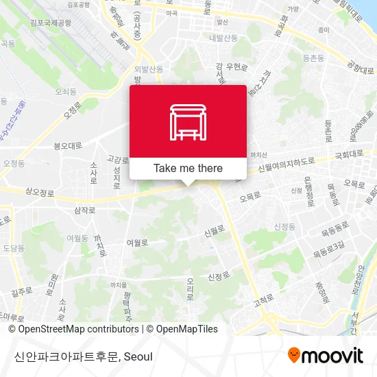 신안파크아파트후문 map