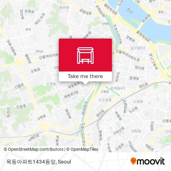 목동아파트1434동앞 map