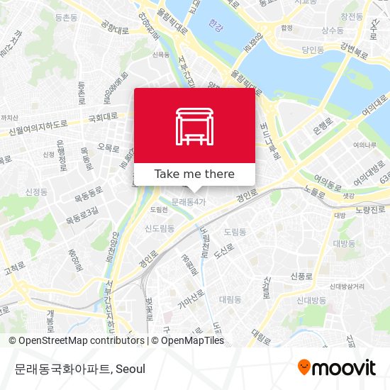 문래동국화아파트 map