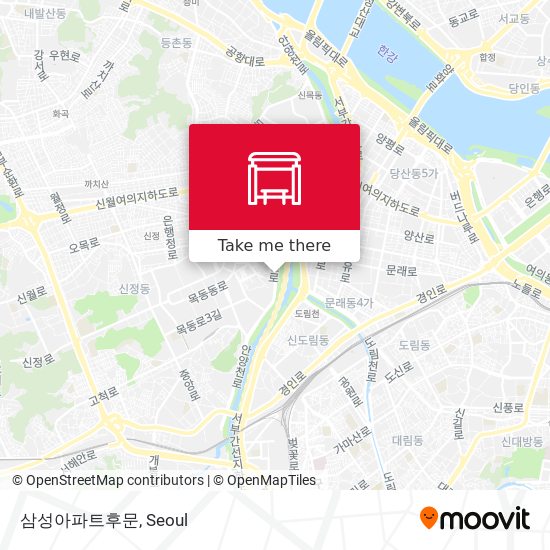 삼성아파트후문 map