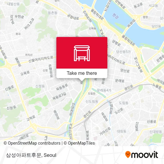 삼성아파트후문 map