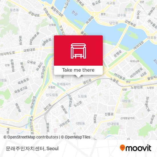 문래주민자치센터 map