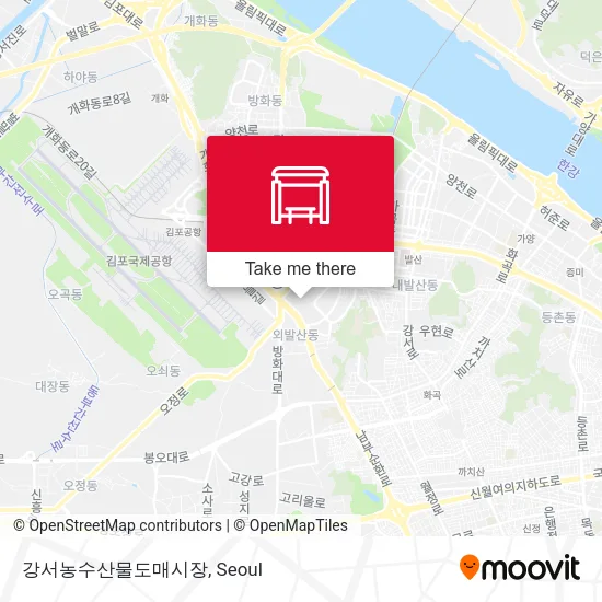 강서농수산물도매시장 map