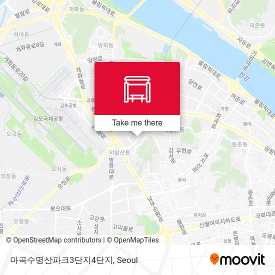 마곡수명산파크3단지4단지 map