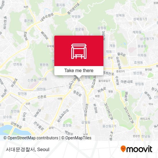 서대문경찰서 map