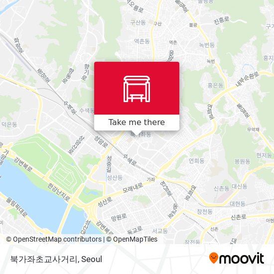 북가좌초교사거리 map