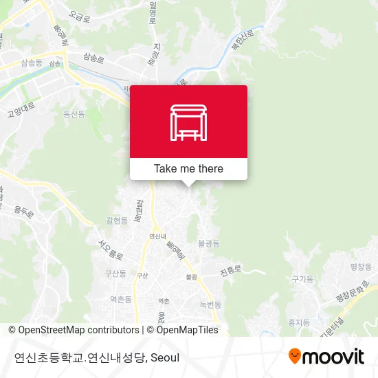 연신초등학교.연신내성당 map