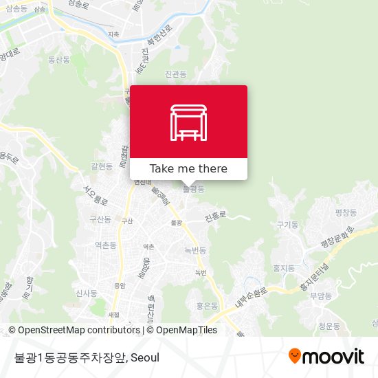 불광1동공동주차장앞 map