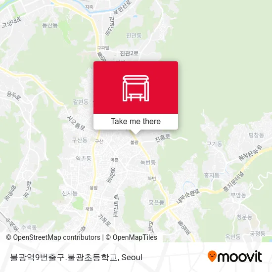 불광역9번출구.불광초등학교 map