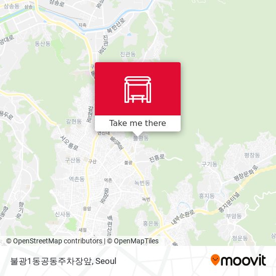 불광1동공동주차장앞 map