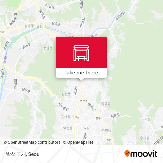 박석고개 map
