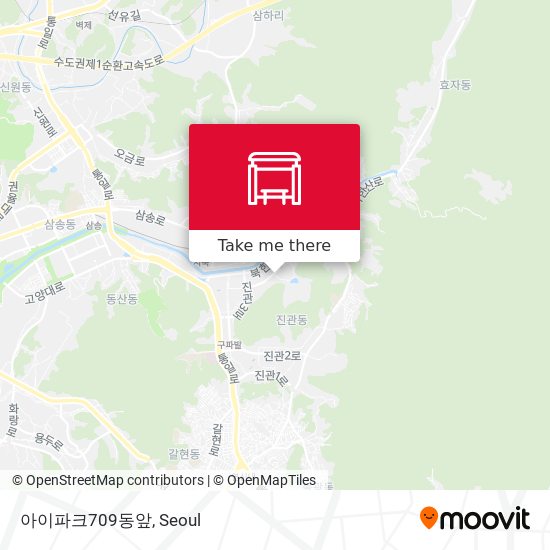 아이파크709동앞 map