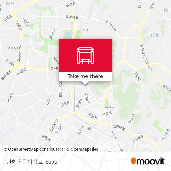 탄현동문아파트 map