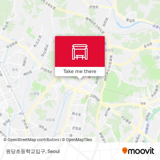 원당초등학교입구 map