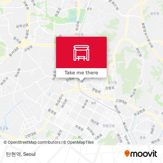 탄현역 map