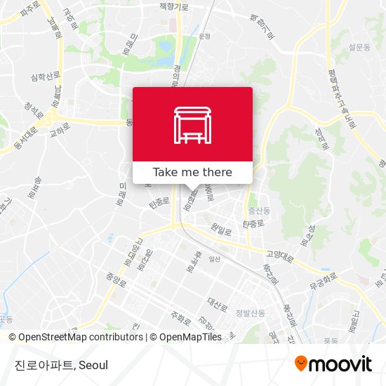 진로아파트 map