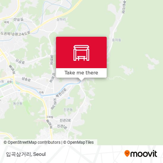 입곡삼거리 map