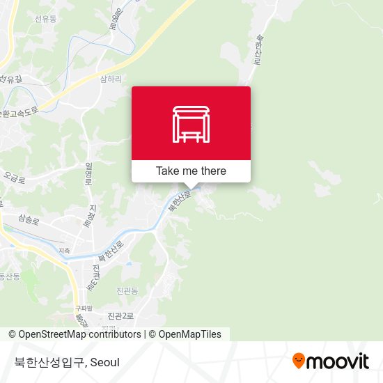 북한산성입구 map