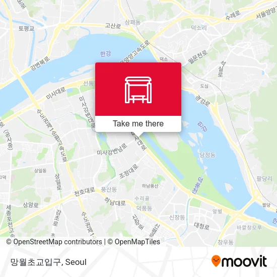 망월초교입구 map