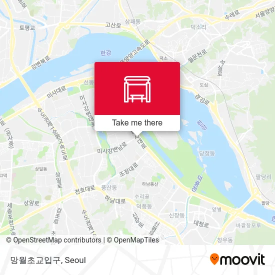 망월초교입구 map