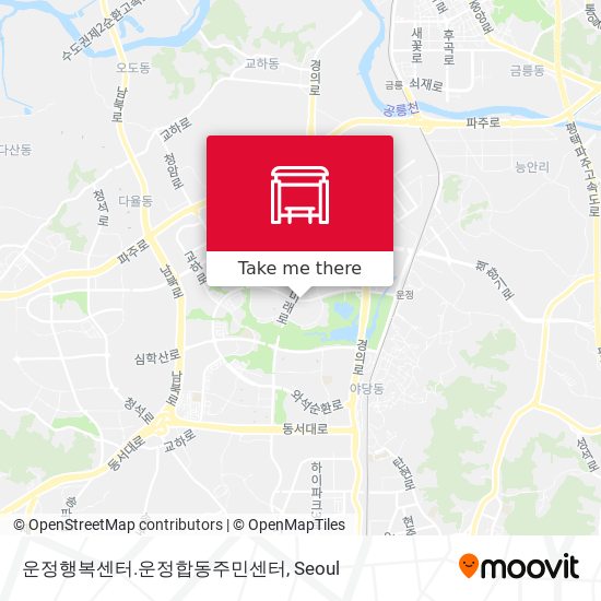 운정행복센터.운정합동주민센터 map