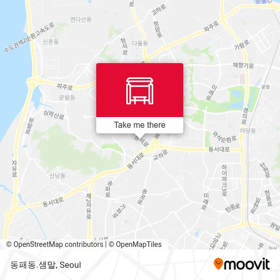 동패동.샘말 map