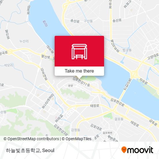 하늘빛초등학교 map