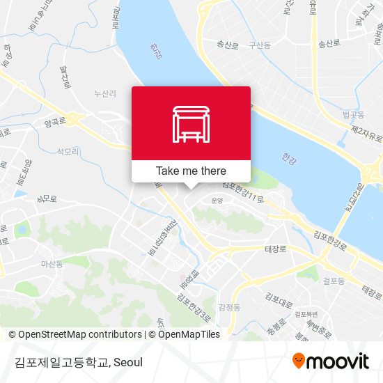김포제일고등학교 map