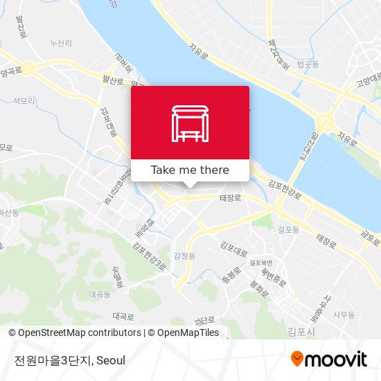 전원마을3단지 map