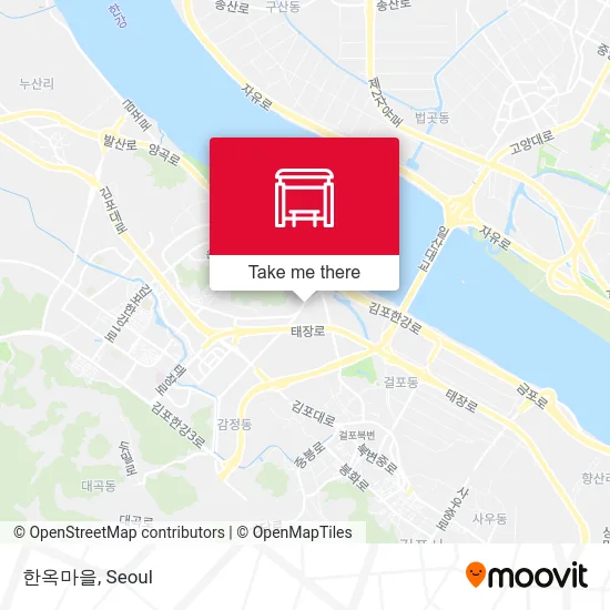 한옥마을 map