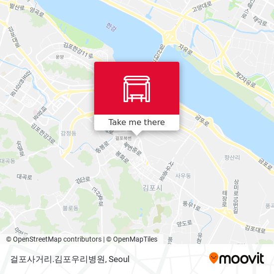 걸포사거리.김포우리병원 map