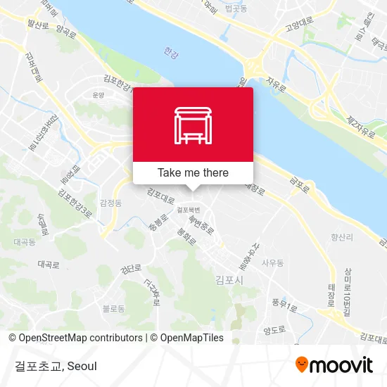 걸포초교 map