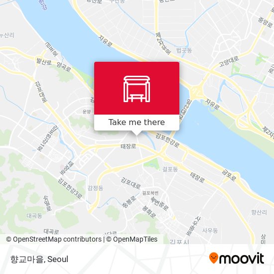 향교마을 map