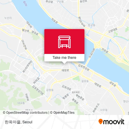 한옥마을 map