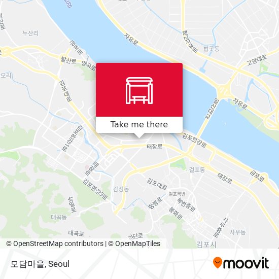 모담마을 map