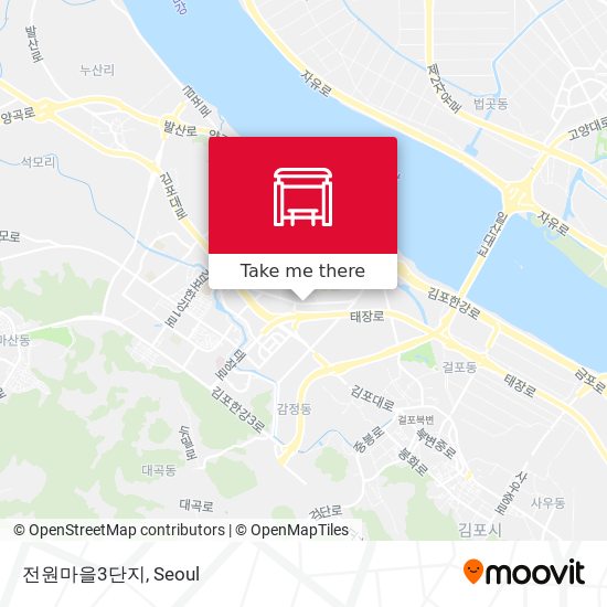 전원마을3단지 map