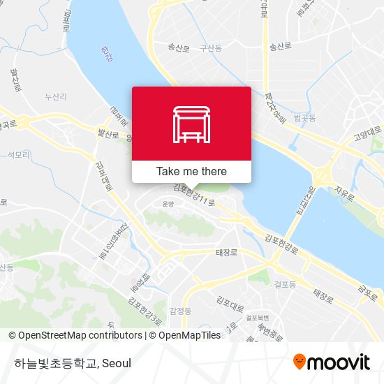하늘빛초등학교 map