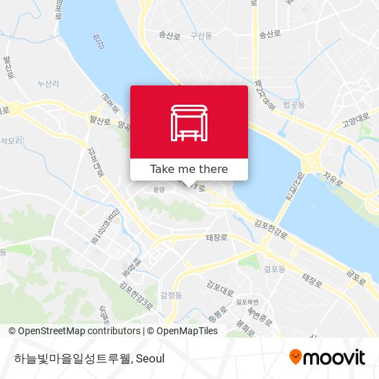 하늘빛마을일성트루웰 map