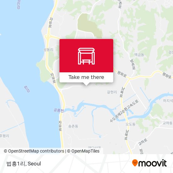 법흥1리 map