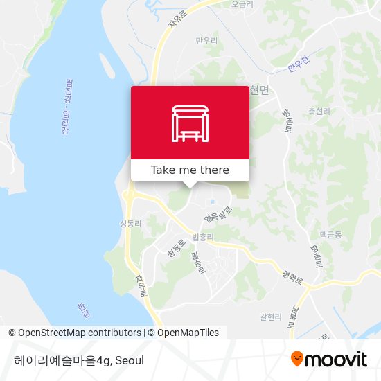 헤이리예술마을4g map