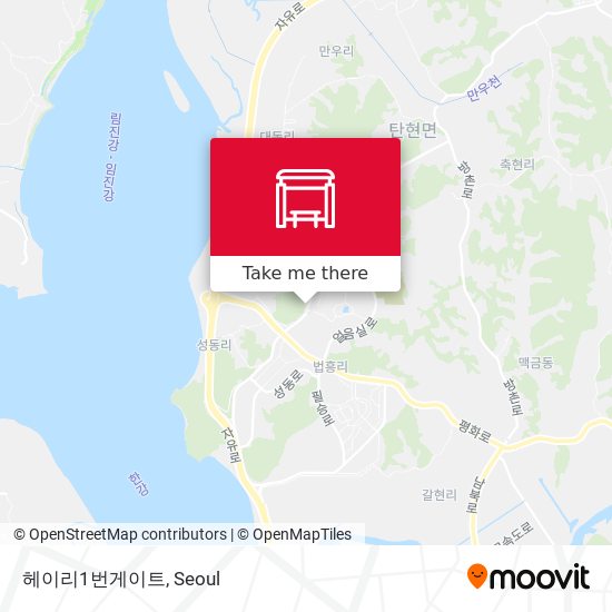 헤이리1번게이트 map