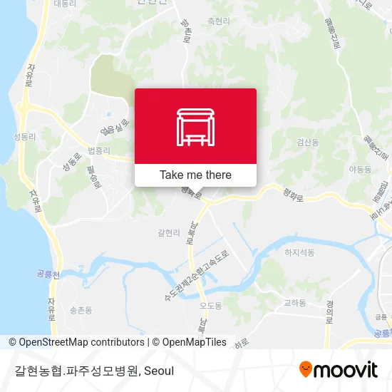 갈현농협.파주성모병원 map