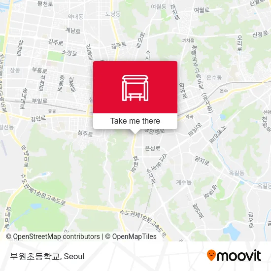 부원초등학교 map