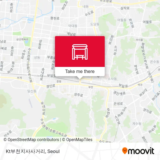Kt부천지사사거리 map