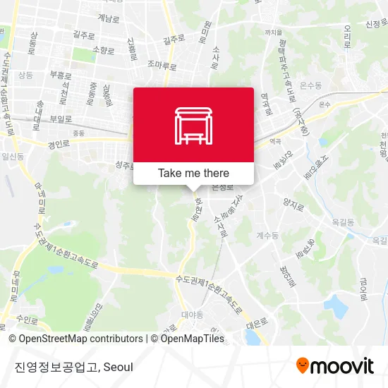 진영정보공업고 map