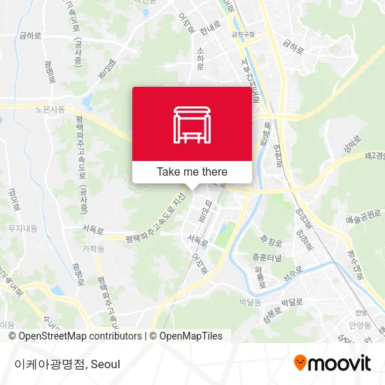 이케아광명점 map