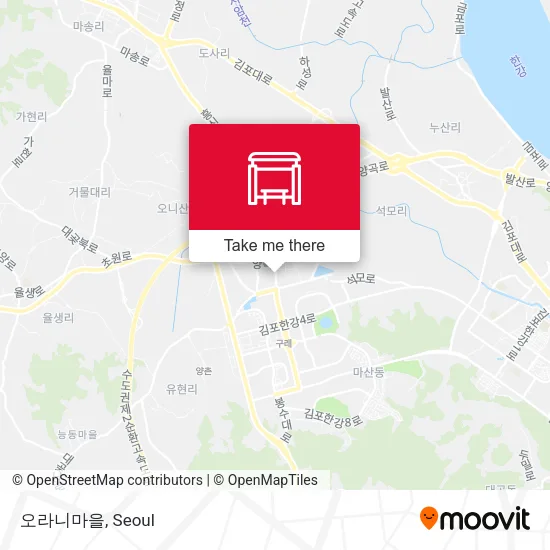 오라니마을 map