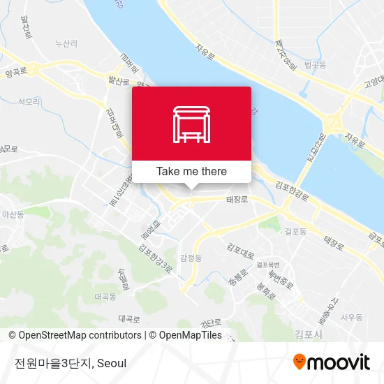 전원마을3단지 map