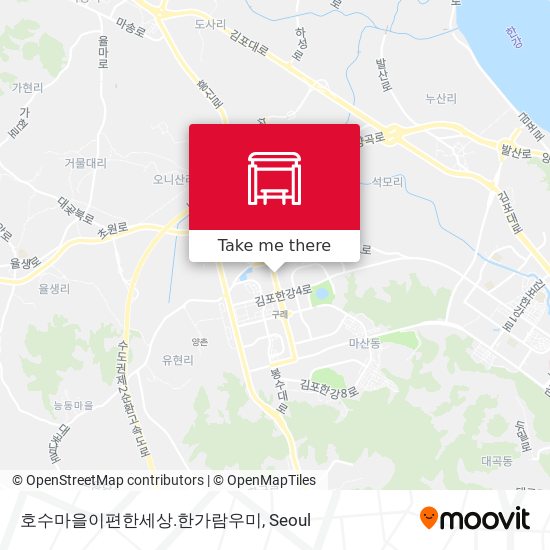 호수마을이편한세상.한가람우미 map