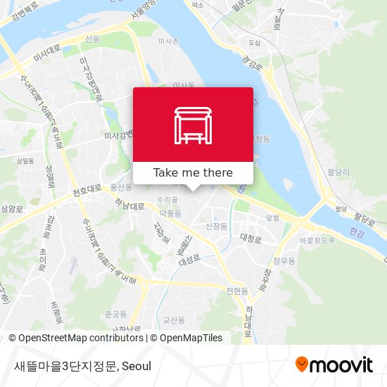 새뜰마을3단지정문 map